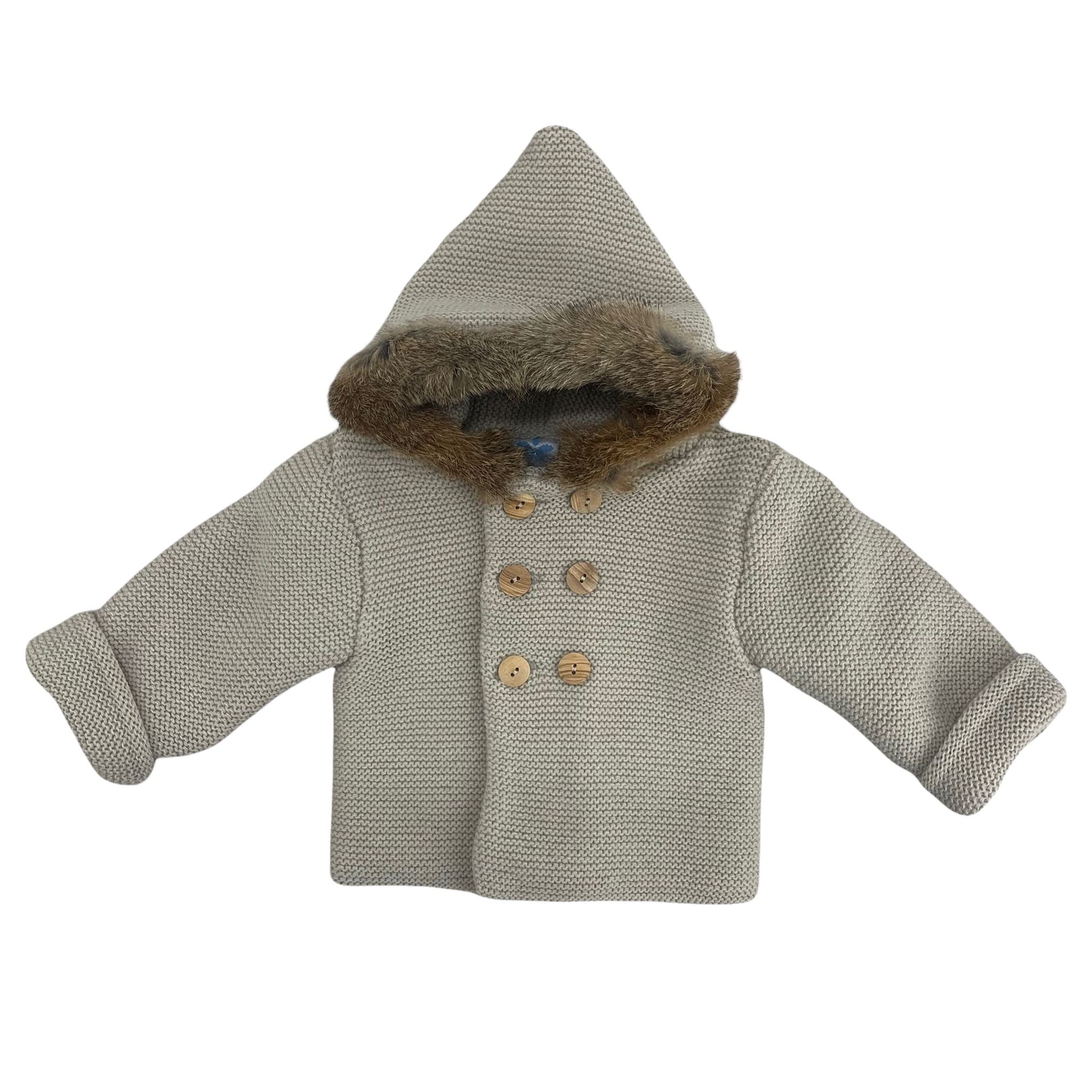 Cappotto in Caldo Cotone Con Cappuccio Neonata-o SARDON 021VE350 - SARDON - LuxuryKids