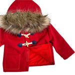 Cappotto Con Cappuccio In Panno Neonato Valentina Bebes BWT145 - VALENTINA BEBES - LuxuryKids