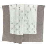 Copertina In Lana 100% Con Trecce Neonato-a CREAZIONI LUANA 7020 - CREAZIONI LUANA - LuxuryKids