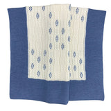 Copertina In Lana 100% Con Trecce Neonato-a CREAZIONI LUANA 7020 - CREAZIONI LUANA - LuxuryKids