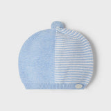 Cappello In Filo Di Cotone Celeste Neonato MAYORAL 9484 - MAYORAL - LuxuryKids