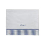 Lenzuolino Per Carrozzina In Cotone Bianco Neonato NINNAOH E22LE204 - NINNAOH - LuxuryKids
