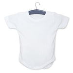 Body Mezza Manica In Cotone Bianco Neonato-a Unisex CALAMARO 1402 - CALAMARO - LuxuryKids