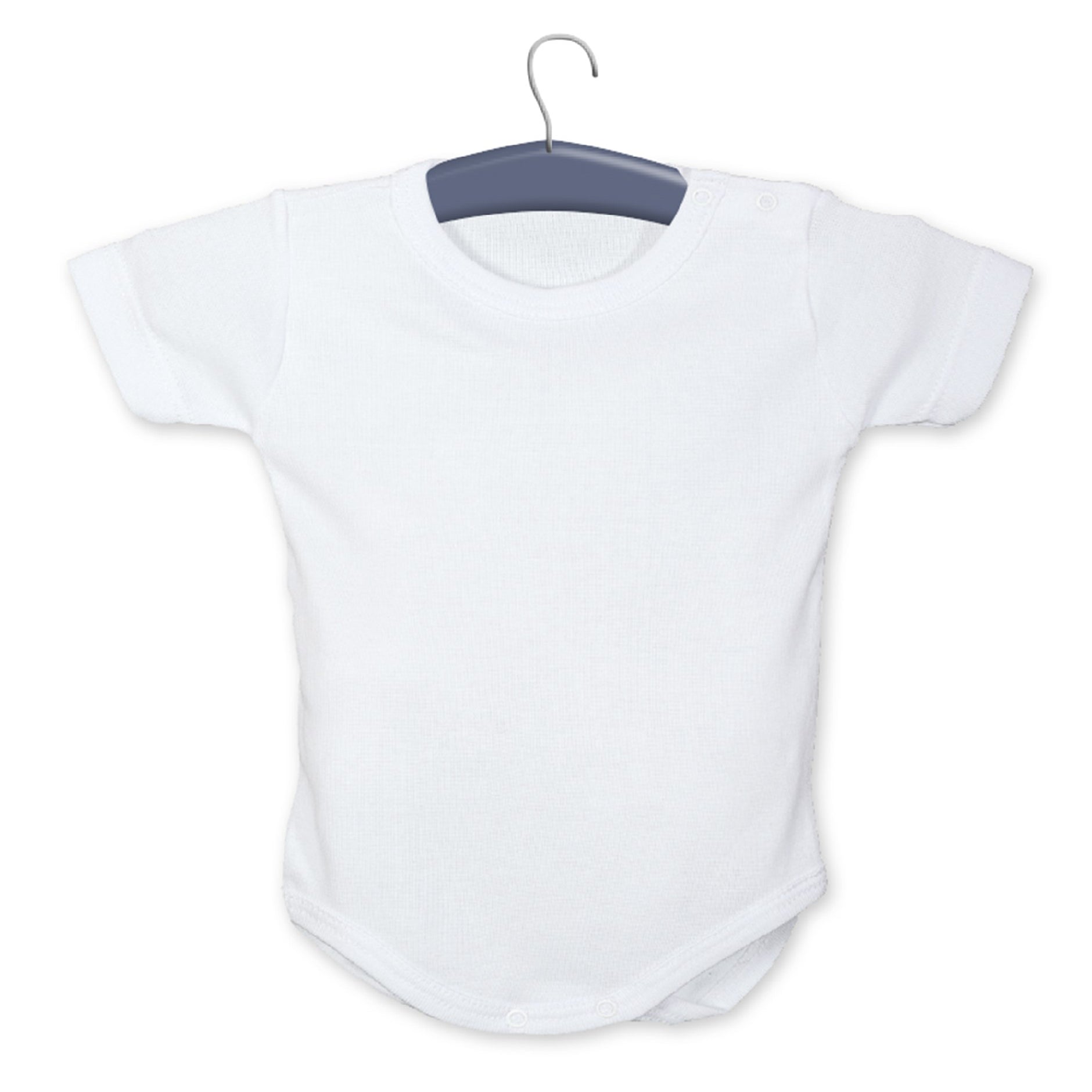 Body Mezza Manica In Cotone Bianco Neonato-a Unisex CALAMARO 1402 - CALAMARO - LuxuryKids