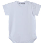 Body Mezza Manica In Cotone Elasticizzato Basic Neonato-a Unisex CALAMARO 19087 - CALAMARO - LuxuryKids