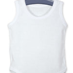 Body Smanicato Spalla Larga In Cotone Bianco Neonato-a Unisex CALAMARO 1403 - CALAMARO - LuxuryKids