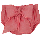 Culotte In Cotone Con Fiocco Fragola Neonata CALAMARO 16041 - CALAMARO - LuxuryKids