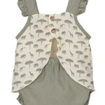 Completo Blusa E Culotte In Cotone Fantasia Safari Bambina Calamaro 17720 - CALAMARO - LuxuryKids