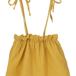 Salopette Gonna Con Spalline In Cotone Bambina CALAMARO 60002 - CALAMARO - LuxuryKids