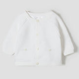 Cardigan Basico In Tricot In Cotone Neonato MAYORAL 1347 - MAYORAL - LuxuryKids
