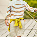 Bermuda Basico In Misto Lino Bambino MAYORAL 3247 - MAYORAL - LuxuryKids