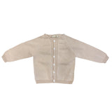 Cardigan In Filo di Cotone Con Treccia Neonato-a Unisex WEDOBLE 10308H - WEDOBLE - LuxuryKids