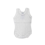 Body Spalla Stretta In Cotone Traforato Neonata-o Unisex BABIDU 1013 - BABIDU - LuxuryKids
