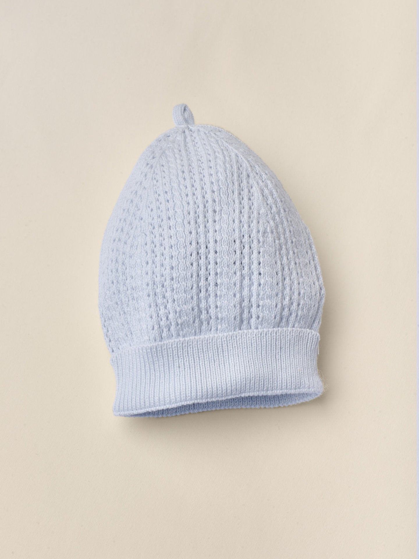 Cappello in Filo Traforata Celeste Unisex Neonati WEDOBLE 03307A - WEDOBLE - LuxuryKids