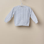Cardigan In Filo Traforato Semplice Neonati WEDOBLE 03308A - WEDOBLE - LuxuryKids
