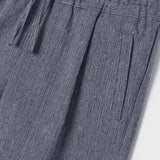 Bermuda con Elastico Blu In Cotone Bambino MAYORAL 3257 - MAYORAL - LuxuryKids