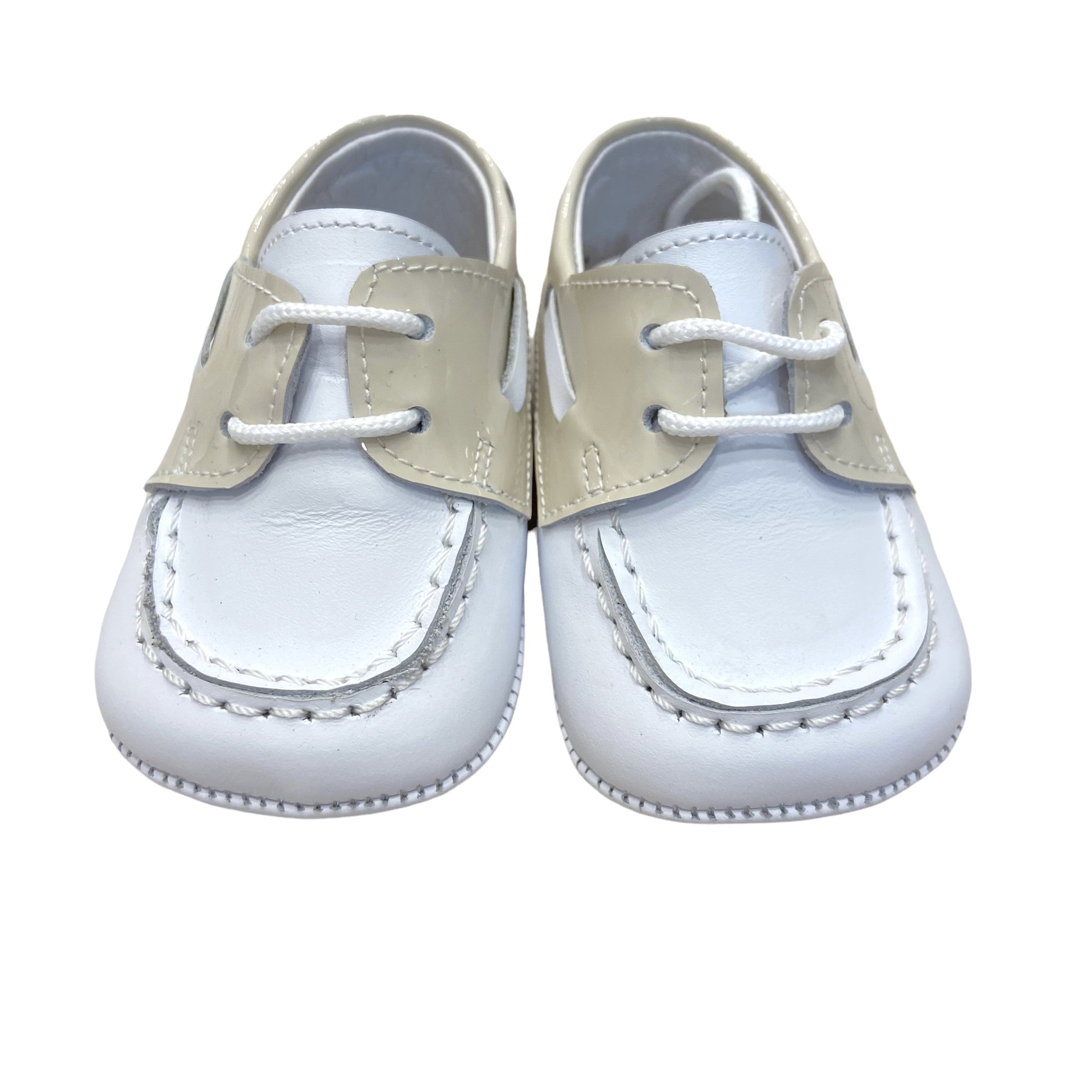 Scarpe Da Culla in Pelle Con Lacci  INDICE 1656 - INDICE - LuxuryKids