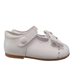 Ballerina Primi Passi In Vernice Lucida Con Fiocco Bambina QKIS 1006V - QKIS - LuxuryKids