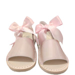 Sandali Primi Passi In Vernice Lucida Panna Bambina QKIS 1010 - QKIS - LuxuryKids