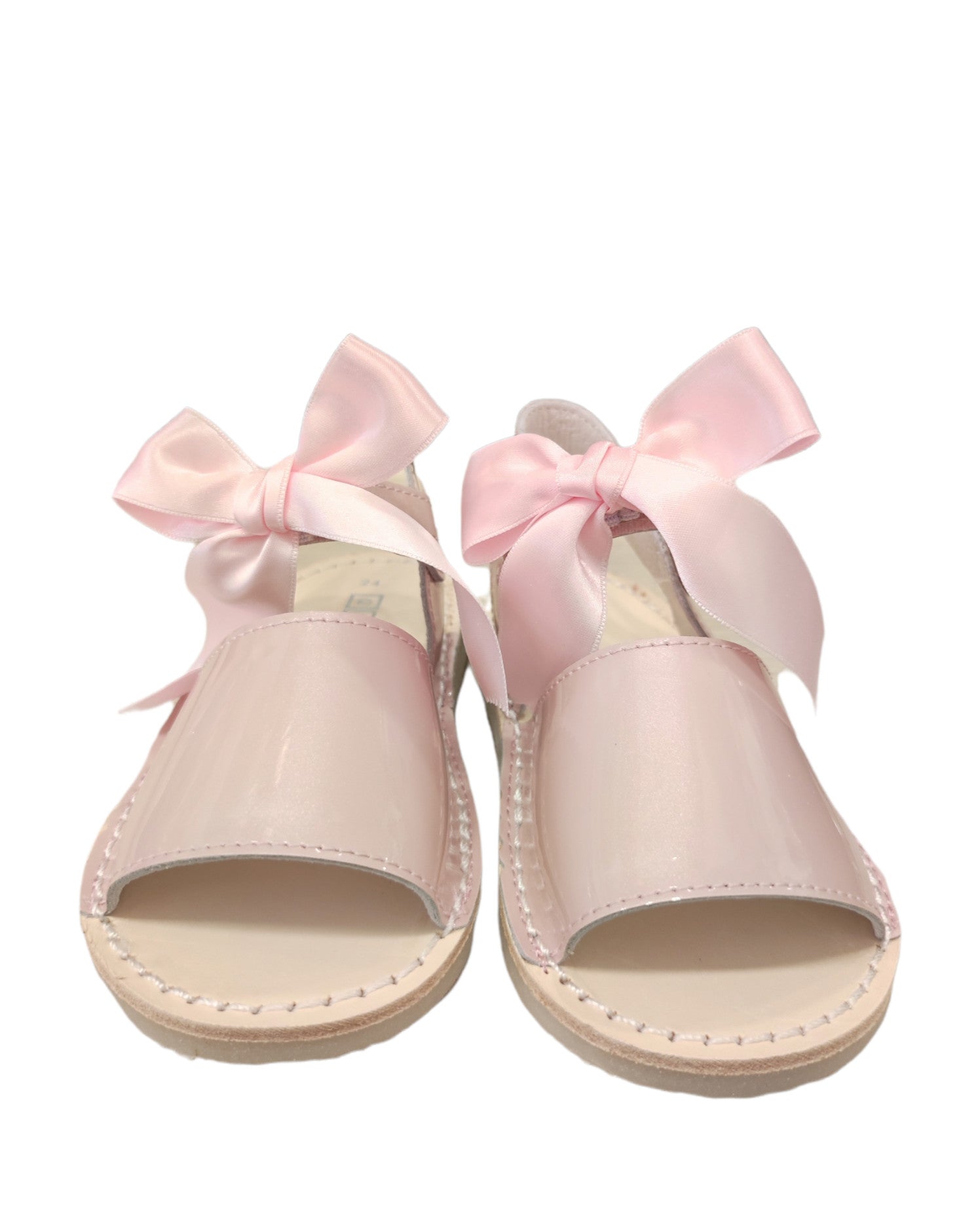 Sandali Primi Passi In Vernice Lucida Panna Bambina QKIS 1010 - QKIS - LuxuryKids