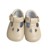 Scarpe Da Culla In Pelle Con Occhielli Neonato PANYNO A2414P - PANYNO - LuxuryKids