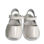 Sandali Primi Passi Modello Minorchina In Vernice Bianchi Neonata PANYNO AB2001 - PANYNO - LuxuryKids