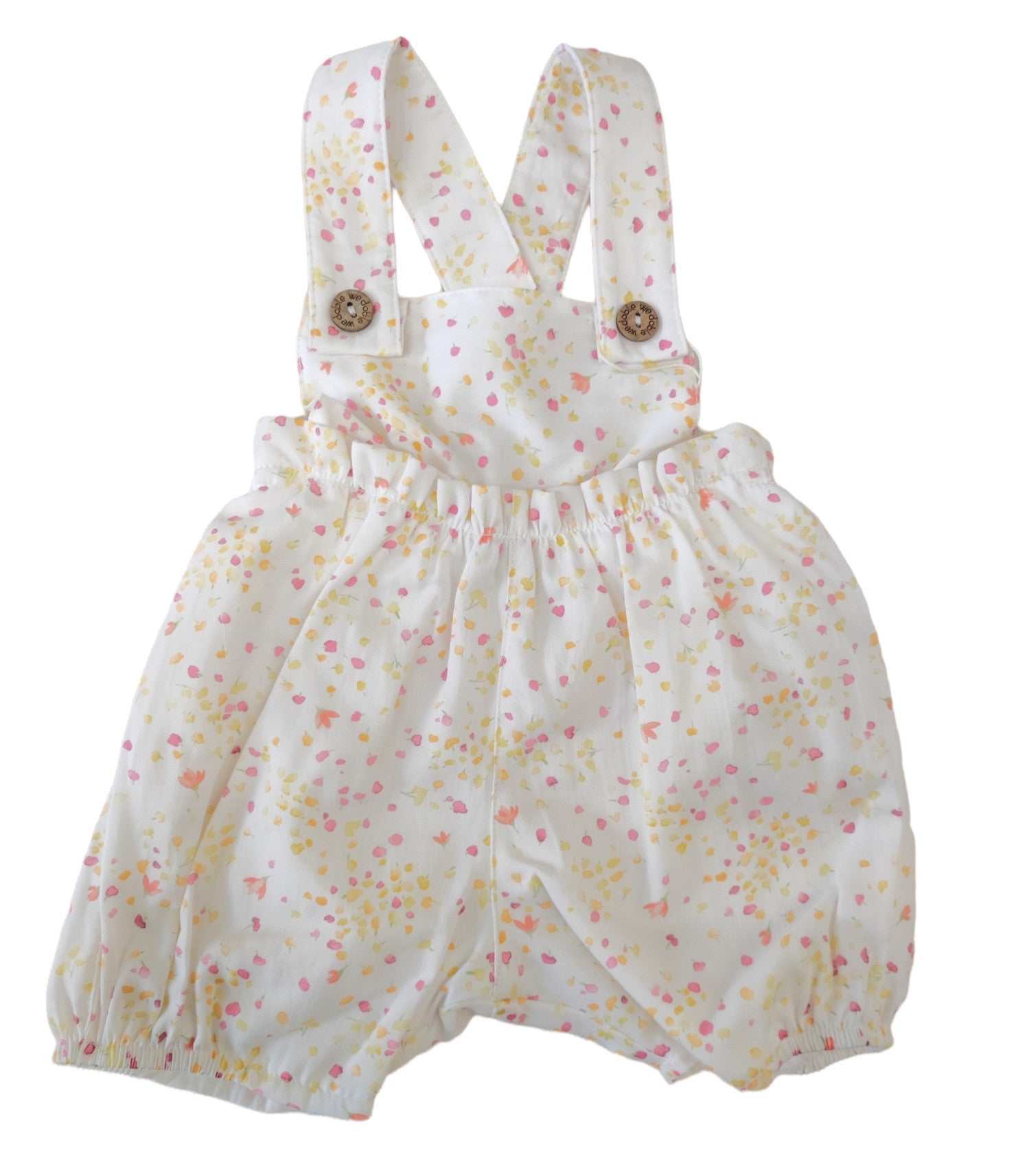 Salopette Neonata Fantasia Floreale 06705 WEDOBLE - WEDOBLE - LuxuryKids