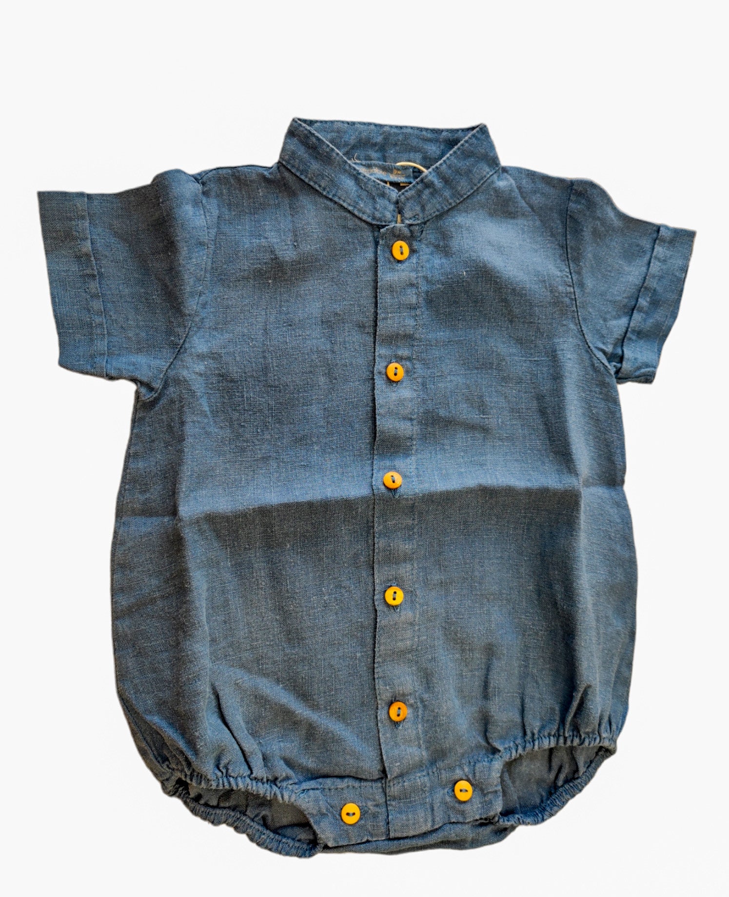 Pagliaccetto Corto Bambino in Lino 7916A WEDOBLE - WEDOBLE - LuxuryKids