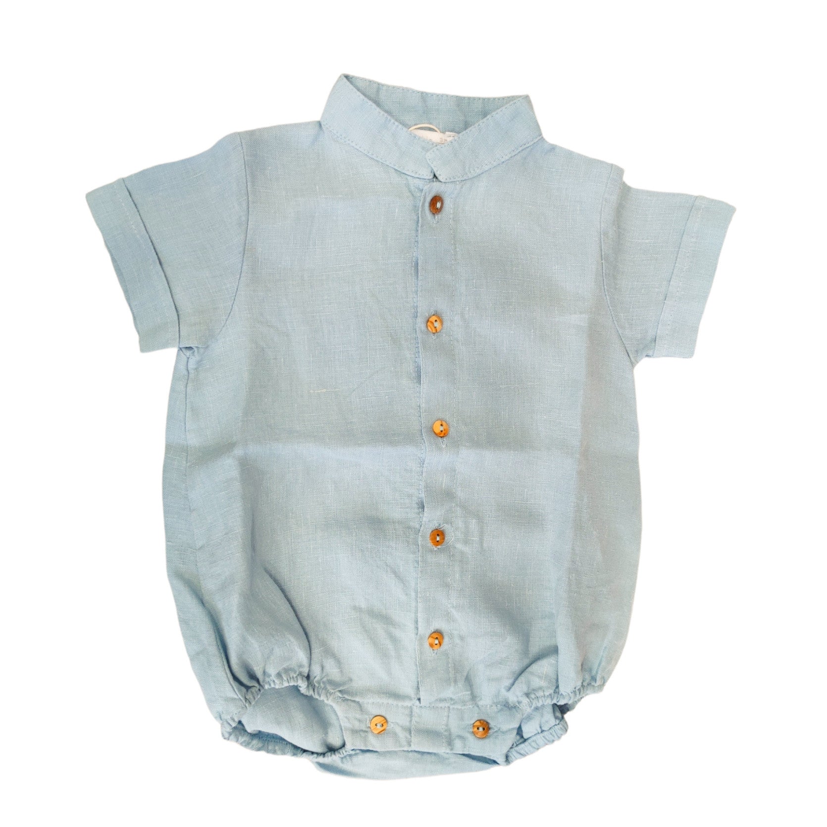 Pagliaccetto Corto Bambino in Lino 7916A WEDOBLE - WEDOBLE - LuxuryKids