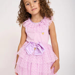 Top In Cotone Con Tulle Sul Girocollo Bambina ANGEL'S FACE EMERSON - Angel's Face - LuxuryKids