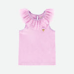 Top In Cotone Con Tulle Sul Girocollo Bambina ANGEL'S FACE EMERSON - Angel's Face - LuxuryKids