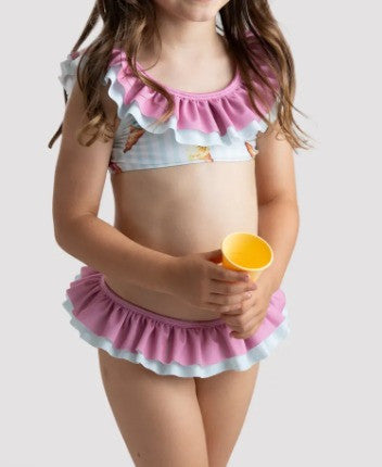 Costume bikini bambina fantasia gelati MEIA PATA MP010SS22 - MEIA PATA - LuxuryKids
