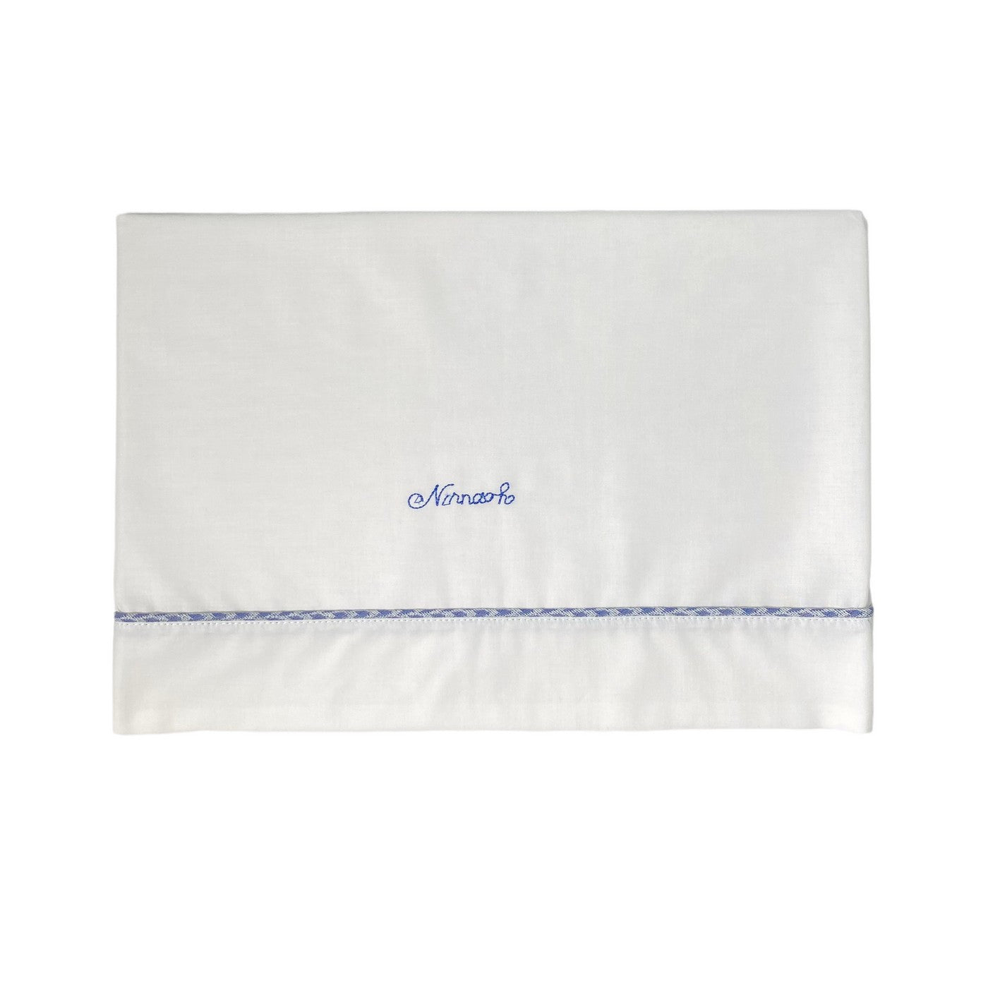 Lenzuolino Per Carrozzina In Cotone Panna Neonato NINNAOH I22LE205 - NINNAOH - LuxuryKids