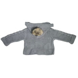 Cappotto Doppiopetto Con Cappuccio Sfoderato In Caldo Cotone Neonato A&J 114 - A&J - LuxuryKids