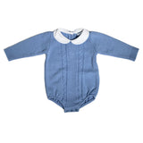 Pagliaccetto Intero Invernale Azzurro Neonato SARDON MC159 - SARDON - LuxuryKids