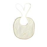 Bavetta In Piquet Con Fiocco Neonato-a SARDON LA565 - SARDON - LuxuryKids