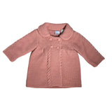 Cappotto Invernale In Acrilico Rosa Antico Neonata SARDON VE303 - SARDON - LuxuryKids