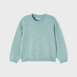 Maglioncino Girocollo In Caldo Cotone Bambina MAYORAL 4301 - MAYORAL - LuxuryKids