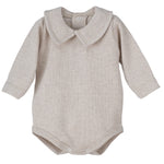 Body Manica Lunga con Collo Camicia In Caldo Cotone Neonato Calamaro 19090BO - CALAMARO - LuxuryKids