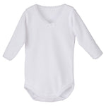 Body Intimo Girocollo Manica Lunga Caldo Cotone Neonata CALAMARO 19088 - CALAMARO - LuxuryKids