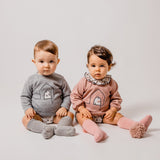 Completo con Culotte In Caldo Cotone Neonato CALAMARO 17760 - CALAMARO - LuxuryKids