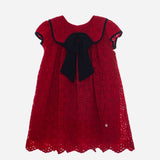 Abito Mezza Manica In Pizzo Con Fiocco Neonata PATACHOU 3633293