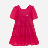 Abito Mezza Manica In Cotone Bambina PATACHOU 3633420