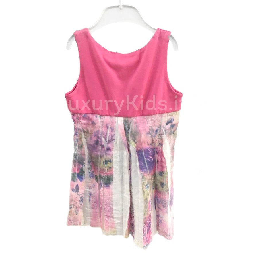 Abitino Smanicato Bambina Rosa Take Two A00383 - TAKE TWO - LuxuryKids