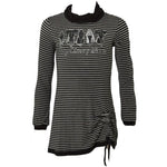 Abito a Righe con Collo Alto Bambina Take Two A00231 - TAKE TWO - LuxuryKids