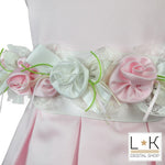 Abito Bambina Cerimonia Elegante Rosa Mimilù 937 - MIMILU' - LuxuryKids