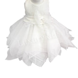 Abito Battesimale Cerimonia Bianco Neonata Creazioni Luana 176 - CREAZIONI LUANA - LuxuryKids