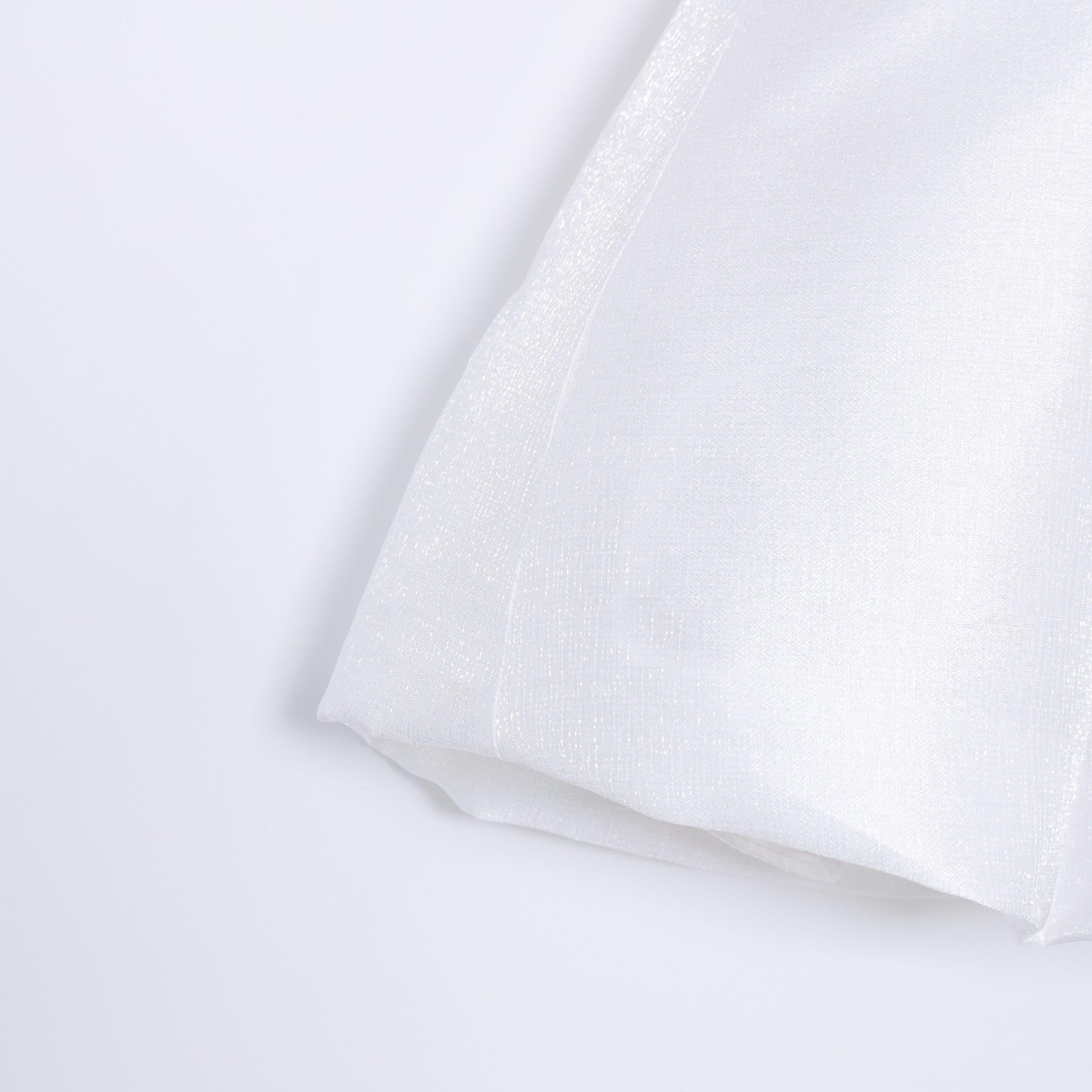 Abito Battesimale Cerimonia Elegante Raso Con Corpetto In Pelliccia Neonata ALESSANDRO MARTINEZ AM1116 - ALESSANDRO MARTINEZ - LuxuryKids