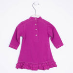 Abito Casual Neonata Fucsia Sarabanda F848 - SARABANDA - LuxuryKids