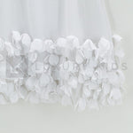 Abito con Bretelle con Fiori Bambina Bianco Take Two A00258 - TAKE TWO - LuxuryKids